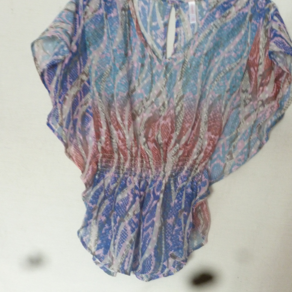 Cute Xhilaration Sheer Sleeveless Blouse XS - Picture 4 of 4